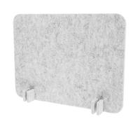 Alipis Acoustic Felt Desk Divider Panel Lightweight Privacy Screen with Support Feet for Office Classroom Student Study Noise Reducing Desktop Partition Easy Installation Grey