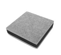 Alipis Acoustic Speaker Pads High Density Subwoofer Isolation Cushions for Enhanced Stability Shock Absorption Easy Installation Monitor Loudspeaker Support Light Grey
