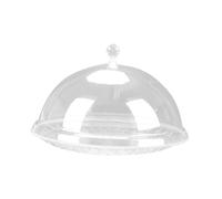 Alipis Acrylic Cake Tray with Dust Cover, Easy to Clean and Portable Dessert Plate for Party Snack Display, round Food Dome for Kitchen and Entertaining