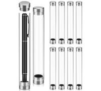 Alipis Acrylic Cylinder Single Pen Case Pen Display Holder Scratch Resistant for Office and Student Organisation