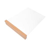 Alipis Acrylic Menu Holder with Sturdy Wooden Base Multi-Functional Display Stand for Tables Double-Sided Sign Frame for Restaurants and Offices Easy Paper Insertion and Stable Support