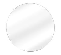 Alipis Acrylic round Disc Reflective Mirror Featuring round Photo Mirror Design with Classic Silver Acrylic Material Prop for Commercial Settings and Jewelry Reflection