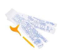 Alipis Acupressure Reflexology Socks for Men with Precise Reflex Zone Massage and Washable Polyester Material, Includes Trigger Point Sticks and Meridian Stick for Spa Relaxation