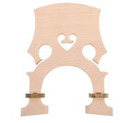Alipis Adjustable 3/4 European Cello Bridge Maple Wood Low and Tall Foot Cello Bridge with Brass Screws for String Instrument Replacement and Guitar Shape Correction