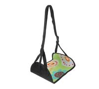 Alipis Adjustable Airplane Footrest Hammock for Travel and Office Use Portable Under-Desk Footrest for Long Flights Comfortable Ergonomic Foot Hammock for Plane Train Home Random Color