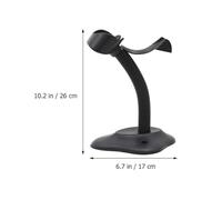 Alipis Adjustable Barcode Scanner Stand Bracket for Handheld One-dimensional and Two-dimensional Readers, Detachable Holder Compatible with Supermarket and Retail Checkout, Desk Mount