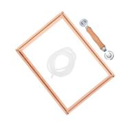 Alipis Adjustable Beech Wood Embroidery Stand 20x35.6cm Desktop Quilting Cross Stitch Frame Holder for Needlework and Crochet Craft Supplies