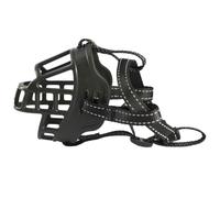 Alipis Adjustable Black Tpr Dog Muzzle for Dogs Breathable Anti-bite Mask Prevents Chewing Unclean Food Comfortable Mouth Cover Suitable for Training and Outdoor Use