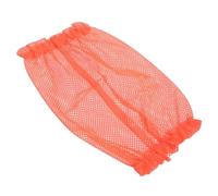 Alipis Adjustable Breathable Dog Ear Protectors in Orange Mesh Fabric for Grooming and Outdoor Walks, Preventing Self-inflicted Injuries on Dogs and Cats