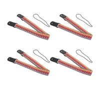 Alipis Adjustable Cotton Ukulele Straps for Supporting Different Music Styles Soft to The Shoulder Belts 4pcs with Embroidered Bohemian Style, Soft to The Shoulder Belts for Banjos and