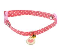 Alipis Adjustable Cute Cat Collar with Bell Pendant, Comfortable Polyester Decorative Pet Collar for Cats and Dogs, for Birthdays and Parties, Cozy and Stylish Pet Accessory