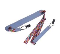 Alipis Adjustable Double J Hook Ukulele Strap PU Leather Shoulder Belt for Soprano Concert Tenor Baritone Skin-friendly Comfortable Ukulele Belt with No Drill Design Random Color