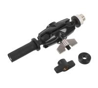 Alipis Adjustable Electronic Drum Microphone Mount Clamp Metal and Plastic Construction for Cymbal Stand with Ball Joint Easy Setup and Precise Positioning, for Live Stage and Home