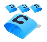 Alipis Adjustable Nylon Soccer Captain Armband Set Essential Sports Leader Bands 4pcs for Professional and Training for Adult and Youth Football Teams