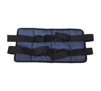 Alipis Adjustable Wheelchair Leg Rest Strap Cushioned Calf Pad and Oxford Cloth Material, Black Footrest Accessory for Ordinary Wheelchairs 40-45cm Width, Enhanced Calf Protection