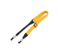 Alipis Adjustable Yellow Ukulele Strap with Button End Pin, Simple Lightweight Ukulele Belt for Soprano Concert Tenor Use, Music Instrument Carrying Accessory