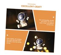 Alipis Adorable Astronaut Car Hanging Ornament for Rearview Mirror Durable Modern Car Mirror Decoration Pendant Unique Interior Accessory to Enhance Vehicle Charm and Fun