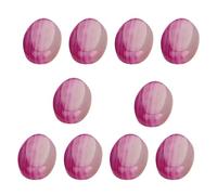 Alipis Agate Gemstone Patch Oval Flat Base with Smooth Surface 10 Pcs for Jewellery Making Supplies Suitable for Vase and Cuff Link in Other Crafts