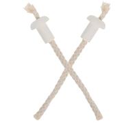 Alipis Alcohol Cotton Wicks with Ceramic Base 2Pcs for Kerosene Lamps and Oil Lanterns Suitable for Garden and Patio Lighting