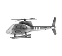 Alipis Alloy Helicopter Model with Realistic Detailing Vintage Metal Aircraft Ornament for Office and Home Desk Decoration Low Maintenance Aviation Collectible Sculpture