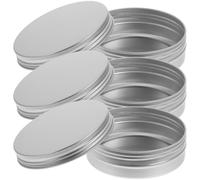 Alipis Aluminium Soap Boxes 3-Pack with Removable Lids Lightweight Metal Soap Holders for Travel Bathroom Storage Suitable for Handmade Scented Bath Soaps