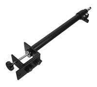 Alipis Aluminum Alloy Telescopic DSLR Camera Desk Stand with 1/4 Inch Clamp Mount, Adjustable Two-Section Light Support for Tabletop Video and Photo Accessories