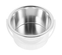 Alipis Aluminum Alloy Wax Melting Pot Diameter Inner Pan for Wax Warmer Heater Safe Melting Pot Efficient Heat Conduction Replacement Dish for Hair Removal