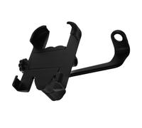 Alipis Aluminum Motorcycle Phone Mount Adjustable Handlebar Holder for Bikes and Scooters Anti-Vibration Navigation and Charging Bracket Compatible Most Smartphones