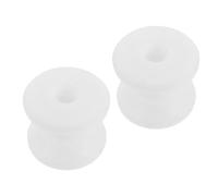 Alipis Anchor and Roller 2pcs Replacement White Bow Boat Shock-resistant Nylon Accessory with Optimized Design Reducing Rolling Resistance for Marine Kayak, Yacht Docking Adventures