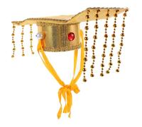 Alipis Ancient Emperor Cosplay Hat Royal Court Headwear Comfortable Fit for Performances Stage Shows Eye Catching Chinese Cultural Accessory Fits