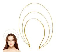 Alipis Angel Crown Headband Iron Headpiece Wedding Party Queen Headdress