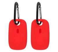 Alipis Anti-Loss Silicone Tracker Cover 2Pcs for Tile Pro 2022, Portable Protective Sleeve for Suitcases and Dog Leashes Red