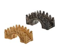 Alipis Arch Bridge Resin Ornament with Unique Design 2pcs Versatile Placement, and DIY Creativity for Miniature Garden and Terrarium for Succulent Pots and Home Decoration