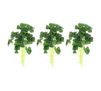 Alipis Artificial Shamrock Picks 3 Bundles Fake Greenery Stems Patricks Day Four Leaf Clovers Flower Picks Vase Filler for St Patricks Day Irish Party Decor