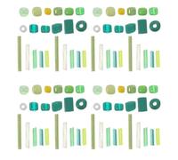 Alipis Assorted Mini Glass Tube Beads Bulk Green Mix for DIY Jewelry Making Uniform Small Beads for Bracelet Necklace Embroidery Crafts for Handmade Accessories