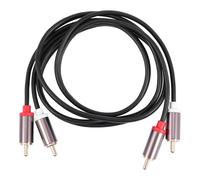 Alipis Audio Cable with Pvc and Copper Construction 2 Male to 2 Male 2 Meter for High Fidelity Sound Quality and No Sound Distortion, for Home Theater and Hdtv Connection
