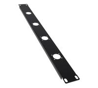 Alipis Audio Patch Panel Hinged Mount Xlr Panel for Secure Audio Connections Chord Organizer for Computer Network Cabinets