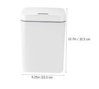Alipis Automatic Induction Waste Bin with Design Silent Infrared Sensor Trash Can for Kitchen and Bathroom Airtight Lid for Odor Isolation Rechargeable Smart Garbage Box