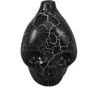 Alipis Aztec Ceramic Death Whistle Prop with Skull Design, Small White Festival Whistle Decoration for Halloween Party and Day of The Dead Celebration