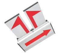 Alipis Basketball Referee Serve Transition Indicator Board Aluminum Alloy Arrow Direction Converter for Possession Change Sports Coaching Equipment