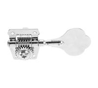 Alipis Bass Guitar Tuning Pegs Stainless Steel Open Tuning Machines Silver Right Hand Single Piece for Bass Guitar for Musicians