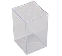 Alipis Betta Fish Tank Miniature Acrylic Aquarium 13x12x19cm Desktop Fish Box for Home Office Decor