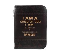 Alipis Bible Bag with Inner Pockets - Vintage Pu Zippered Bible Case - Book Protective Sleeve with Handle for Men and Women Church Study Use