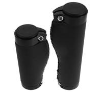 Alipis Bicycle Handlebar Grips for Diameter 22.2mm Bars 1 Pair Faux Leather Retro Non-slip and Wear-resistant with Distressed Textures, for and Urban Cycling