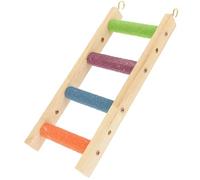 Alipis Bird Climbing Ladder Wooden for Small Birds and Hamsters Rat Ladder for Climbing Training Playground 9.02X3.98X0.83 Inch