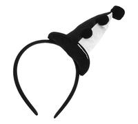Alipis Black Funny Clown Headband with Cone Shape Fabric Material for Boys and Girls and Women Featuring Carnival Design and Sparking Imagination Suitable for Festival and Themed
