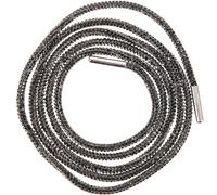 Alipis Black Rhinestone Shoe Laces 120cm Long with Glass Crystal Beads, Easy to Use Sew on Decorative Shoelaces for Wedding Party and Handbag Accessories
