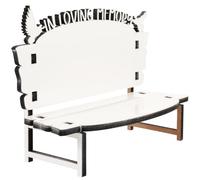 Alipis Blank DIY Sublimation Ornament Wooden Chair Centerpiece Lightweight Creative Decorative White Wood Table Ornament for Home Crafting