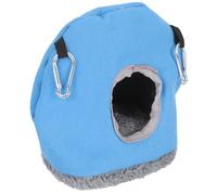 Alipis Blue Cotton Bird Nest for Little Birds and Parrots, Safe Hideaway with Simple and Elegant Design, Not Easily Deformed, for Porch and Garden Use