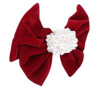 Alipis Bowknot Hairpin Red National Style Bow Design Hair Accessory Decorative Female Barrette Alligator Clip for Girl Fashion Hair Styling Accessories